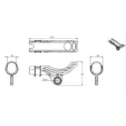 Angelrutenhalter 1-fach, Aus Nylon 10 Angelrutenhalter 1-fach, Aus Nylon -Schiffsausrüstung Verkauf angelrutenhalter 1 fach aus nylon 3