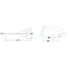 Lewmar Anker DELTA Aus Feuerverzinktem Stahl -Schiffsausrüstung Verkauf anker delta aus feuerverzinktem stahl 9