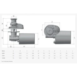 Ankerwinde X1 500 W Mit Trommel -Schiffsausrüstung Verkauf ankerwinde x1 500 w mit trommel 2