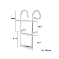 Badeleiter Mit Aluminium-Rohren - ORANGEMARINE -Schiffsausrüstung Verkauf badeleiter mit aluminium rohren 2