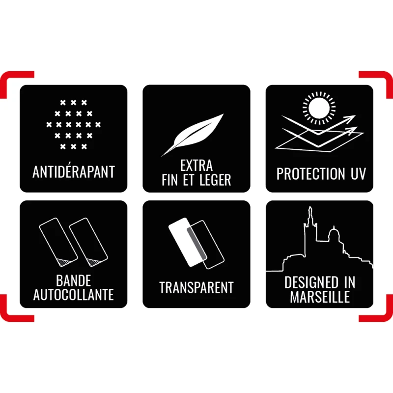 Marine Anti-Rutsch-Streifen - Set Mit 20 Selbstklebenden Grips - Howzit 9 Marine Anti-Rutsch-Streifen - Set Mit 20 Selbstklebenden Grips - Howzit – Bild 7