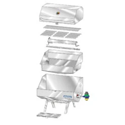 Barbecue à Gaz CATALINA - MAGMA -Schiffsausrüstung Verkauf barbecue a gaz catalina 2