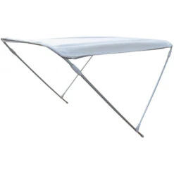 Bimini-Sonnendach 2 Arme Weiß - Orangemarine