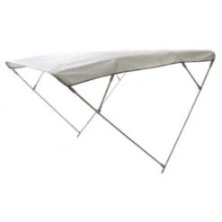 Bimini-Sonnendach 4 Arme Weiß - Orangemarine