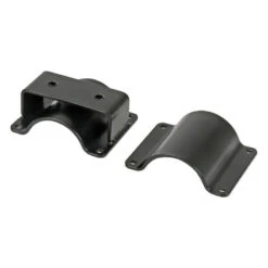 SCHWARZER EDELSTAHLSTANGENHALTER FÜR BALKON Ø 51 - 65 MM -Schiffsausrüstung Verkauf bride inox gm serrage d51 65mm n 5