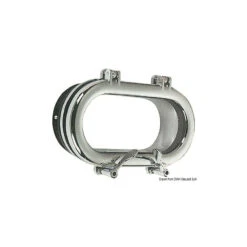 Bullauge Oval, Messingverchromt