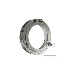 Bullauge Rund, Messingverchromt