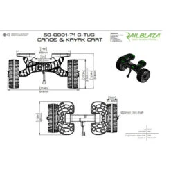 Chariot C-TUG - RAILBLAZA -Schiffsausrüstung Verkauf chariot c tug railblaza 4