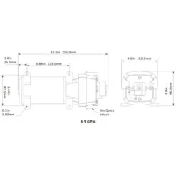 SeaFlo Druckwasserpumpe 12 V 17 L MIN 12 V
