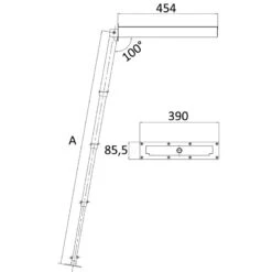 Échelle Encastrable Télescopique - OSCULATI -Schiffsausrüstung Verkauf echelle telescopique escamotable dans caisson etanche a encastrer 5