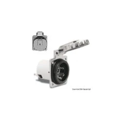 Marinco Edelstahl-Steckdose 16-30 A