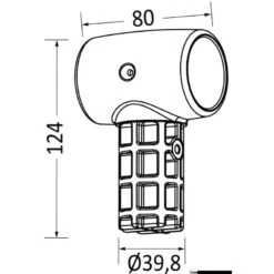 Dreschflegel Performance Blau 10 X 40 Cm - PLASTIMO