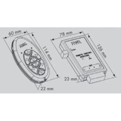 Fernsteuerung Radio MAXPOWER -Schiffsausrüstung Verkauf fernsteuerung radio maxpower 1
