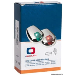 Feu De Navigation LED Sea Dog Inox Montage Vertical - OSCULATI -Schiffsausrüstung Verkauf feu de navigation led sea dog inox montage verticale 1