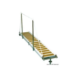 Gangway Aus Leichtmetall, Weiß