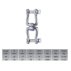 WICHARD Geschmiedeter Stahlwirbel HR Mit Selbsthemmender Achse 5 WICHARD Geschmiedeter Stahlwirbel HR Mit Selbsthemmender Achse -Schiffsausrüstung Verkauf geschmiedeter stahlwirbel hr mit selbsthemmender achse 1