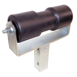 Große Zentrale Bugrolle, Schwarz, Fix