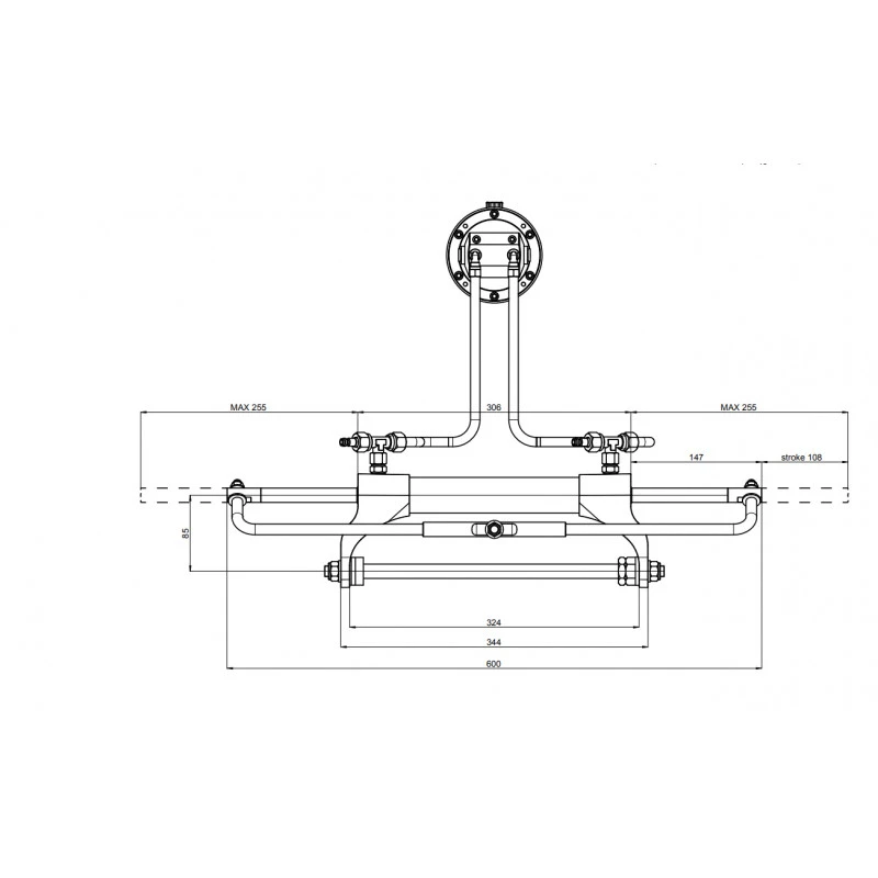 Hydraulische Lenkung FB175 Für Motoren Bis 175 PS - RIVIERA 4 Hydraulische Lenkung FB175 Für Motoren Bis 175 PS - RIVIERA – Bild 2