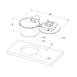 Klappbare Kocher-Spülen-Kombination, Oval, 1-flammig Von Can -Schiffsausrüstung Verkauf klappbare kocher spulen kombination oval 1 flammig von can 2