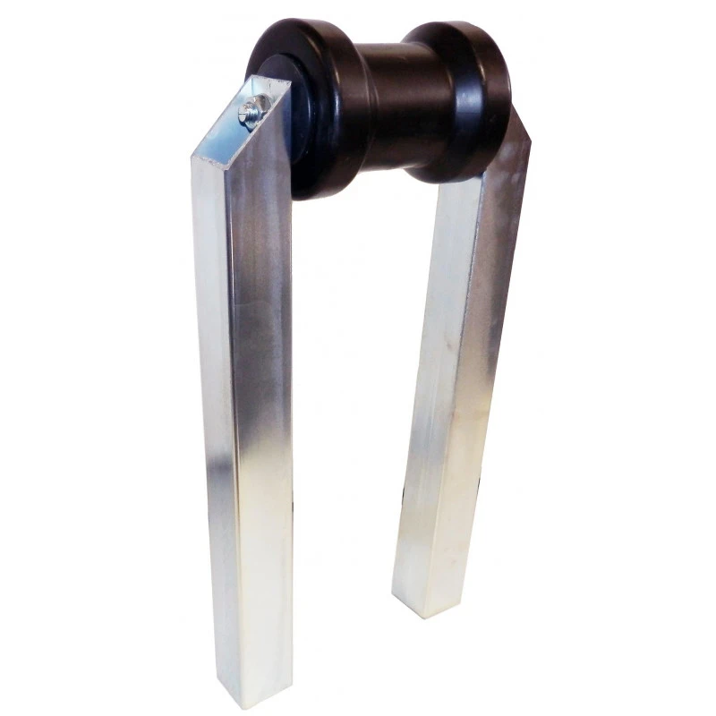 Kleine Zentrale Bugrolle Schwarz, Doppeltes Rohr 3 Kleine Zentrale Bugrolle Schwarz, Doppeltes Rohr