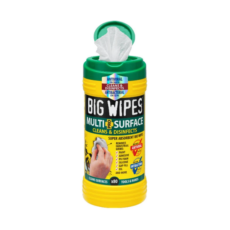 Big Wipes Mehrflächen-Reinigungstücher - Von 80 3 Big Wipes Mehrflächen-Reinigungstücher - Von 80