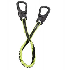 Elastische Lifebelt-Leine, 2 Technische Karabiner-Haken - Plastimo