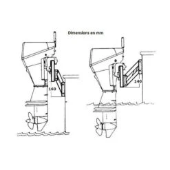 Motorhalterung Stahl Und Holz -Schiffsausrüstung Verkauf motorhalterung stahl und holz 6