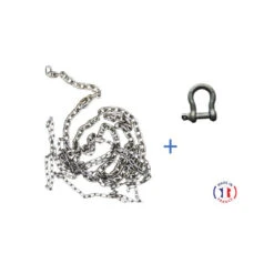 Pack Mit 10 M Kette, Feuerverzinkt, Kalibriert, ISO24565