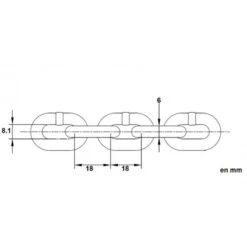 Pack Mit 20 M Kette, Feuerverzinkt, Kalibriert, ISO24565 -Schiffsausrüstung Verkauf pack mit 20 m kette feuerverzinkt kalibriert iso24565 2