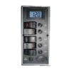 ELEKTROPANEL 5 SCHALTER MIT ZIGARRENANZÜNDERBUCHSE UND 12/24 V DIGITALVOLTMETER -Schiffsausrüstung Verkauf panneau electrique avec voltmetre digital 12 24 v