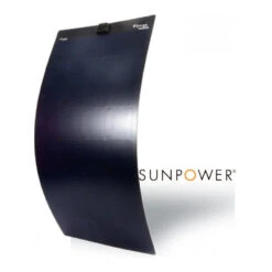 Flexibles Solarpanel HPFLEX Schwarz 12V - 116W ENERGIE MOBILE