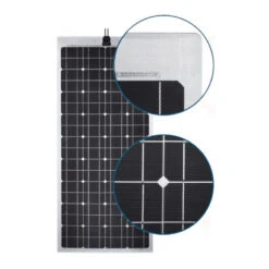 Flexibles Solarpanel PERCFLEX Schwarz 12V - 280W MOBILE ENERGIE -Schiffsausrüstung Verkauf panneau solaire souple percflex noir 12v 280w energie mobile 1