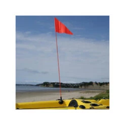 Pavillon Sur Mât Fouet Orange - Base Noire - RAILBLAZA -Schiffsausrüstung Verkauf pavillon sur mat fouet orange base noire railblaza 2