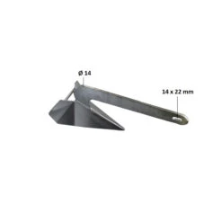 Pflugschar-Anker Typ Delta 16 Pflugschar-Anker Typ Delta -Schiffsausrüstung Verkauf pflugschar anker typ delta 2