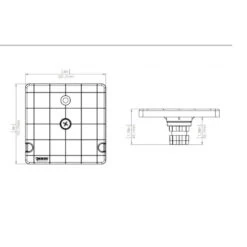 Plateforme Rotative 102mm Carrée - RAILBLAZA -Schiffsausrüstung Verkauf plateforme rotative 102mm carree railblaza 3