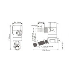 Pompe De Aerateur De Vivier 12 V - SEAFLO -Schiffsausrüstung Verkauf pompe de aerateur de vivier 12 v seaflo 4