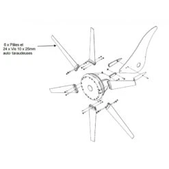 Rotorblatt Für Windkraftanlage Rutland 913/4