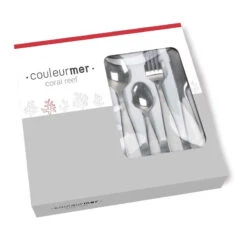 PLASTIMO SET MIT 24 RIFF-EDELSTAHLBESTECKEN