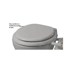 Sitz + Deckel WC Holz