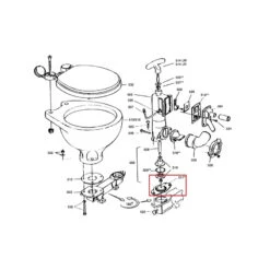 Sockelventil Für Manuelles Und Bajonett-WC