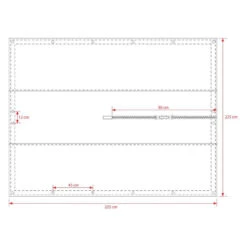 Sonnensegel 600D UV-Schutz - Beige COVERSY -Schiffsausrüstung Verkauf sonnensegel 600d uv schutz beige 3