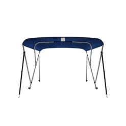 Sonnensegel Aus Verstärktem Und Eloxiertem Aluminium Mit 3 Bögen - Marineblau - Orangemarine -Schiffsausrüstung Verkauf sonnensegel aus verstaerktem und eloxiertem aluminium mit 3 boegen marineblau orangemarine 2