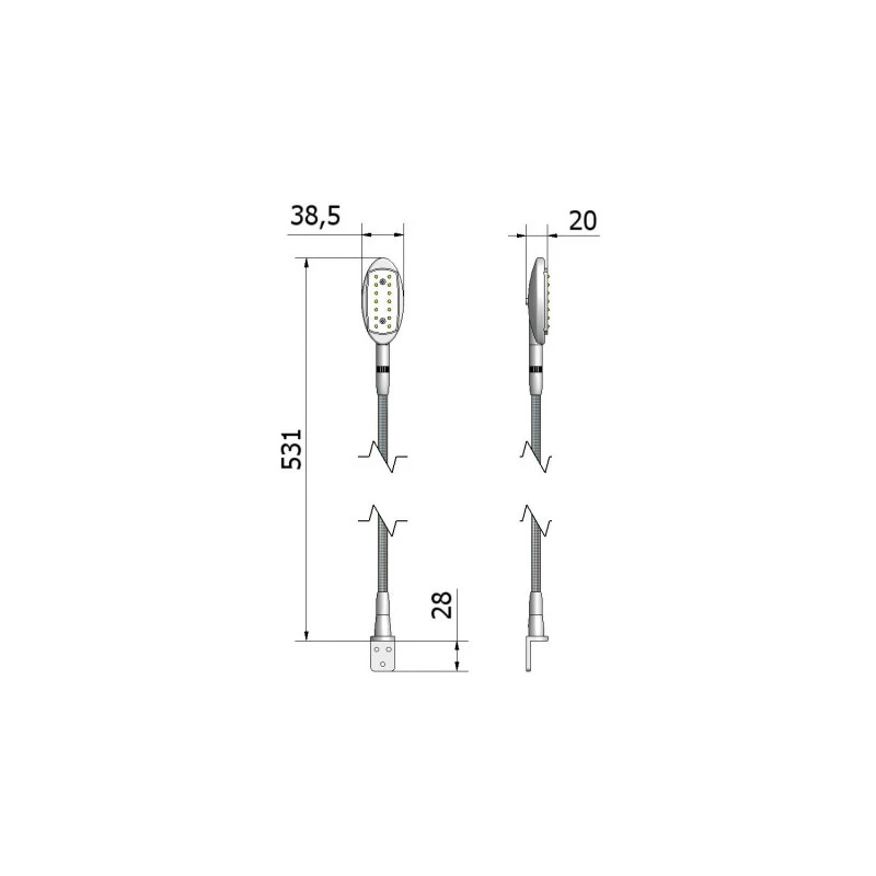 Flexibler LED-Strahler 4 Flexibler LED-Strahler – Bild 2