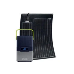 IZYWATT 250Wh Tragbare Energiestation + 50W Halbstarres Panel - ORIUM