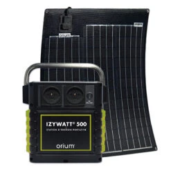 3 752 / 5 000 Résultats De Traduction IZYWATT 500Wh Tragbare Energiestation + Halbstarres 50W-Panel - ORIUM