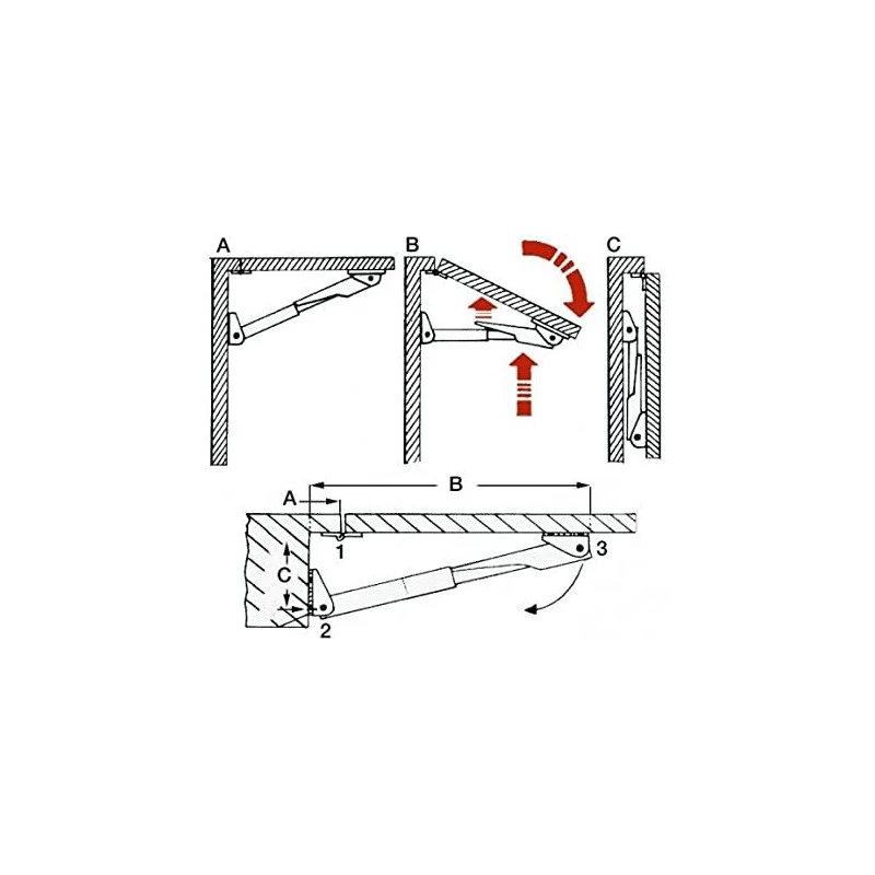 RAKEGO KLAPPTISCHSTÄNDER 5 RAKEGO KLAPPTISCHSTÄNDER – Bild 3