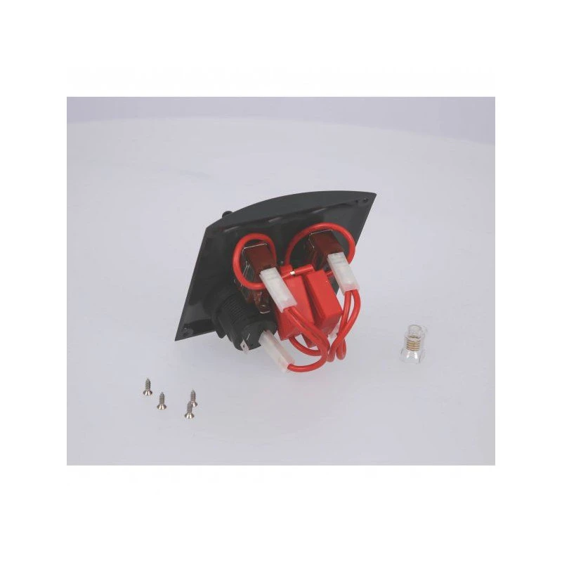 WASSERDICHTES SCHWARZES BOARD 3 SCHALTER MIT STECKDOSE 5 WASSERDICHTES SCHWARZES BOARD 3 SCHALTER MIT STECKDOSE – Bild 3