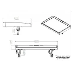 Tablette + Plateformes - RAILBLAZA -Schiffsausrüstung Verkauf tablette plateformes railblaza 7