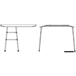 Oceansouth TARGA ALUMINIUM T-TOP - OCEAN SOUTH -Schiffsausrüstung Verkauf targa top en aluminium ocean south 2