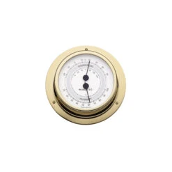 Thermometer-Hygrometer Messing Serie Kompakt